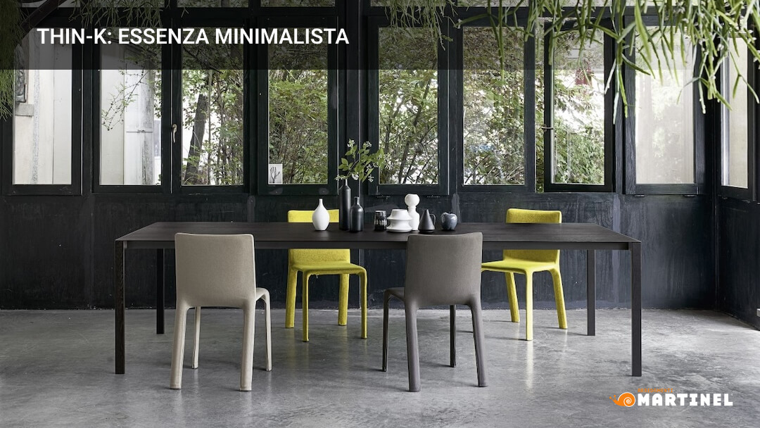 Thin k Kristalia: il tavolo minimalista per eccellenza